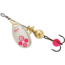 Mepps Aglia-e In-Line Spinner, 1/12 oz, Treble Hook w/Egg Silver-Hot Pink, BE0 SHP