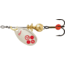 Mepps Aglia-e In-Line Spinner, 1/12 oz, Treble Hook w/Egg Silver &amp; Red, BE0 SR