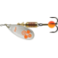 Mepps Aglia-e In-Line Spinner, 2 1/2in, 1/4 oz, Treble Hook w/Egg, Silver-Hot Orange, BE3 SHO