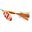 Mepps Aglia Flashabou In-Line Spinner 1/2 oz Red/White-Red/Gold, B5FT G/RW-RG