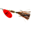 Mepps Aglia Flashabou In-Line Spinner 1/4 oz Hot Orange-Black/Orange, B3FT HO-BO
