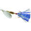 Mepps Aglia Flashabou In-Line Spinner 1/4 oz Silver-Blue/Silver, B3FT S-BLS