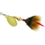 Mepps Aglia In-Line Spinner, 1/12 oz, Dressed Treble Hook, Gold Blade &amp; Brown Tail, B0ST G-BR