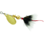 Mepps Aglia In-Line Spinner, 1/12 oz, Dressed Treble Hook, Gold Blade &amp; Gray Tail, B0ST G-G