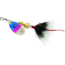 Mepps Aglia In-Line Spinner, 1/12 oz, Dressed Treble Hook, Rainbow Trout Blade &amp; Gray Tail, B0ST RBT-G