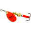 Mepps Aglia In-Line Spinner 1/12 oz, Plain Treble Hook, Hot Orange Blade, B0 HO