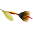 Mepps Aglia In-Line Spinner, 1/2 oz, Dressed Treble Hook, Gold Blade &amp; Brown Tail, B5ST G-BR