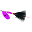 Mepps Aglia In-Line Spinner, 1/2 oz, Dressed Treble Hook, Hot Pink Blade &amp; Black Tail, B5ST HP-BK