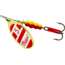 Mepps Aglia In-Line Spinner 1/2 oz, Plain Treble Hook Gold/Red/White Blade, B5 G/RW