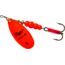 Mepps Aglia In-Line Spinner 1/2 oz, Plain Treble Hook, Hot Orange Blade, B5 HO