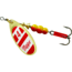 Mepps Aglia In-Line Spinner 1/3 oz, Plain Treble Hook Gold/Red/White Blade, B4 G/RW