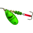 Mepps Aglia In-Line Spinner 1/3 oz, Plain Treble Hook, Green &amp; Platinum Blade, B4 GRP