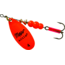 Mepps Aglia In-Line Spinner 1/3 oz, Plain Treble Hook, Hot Orange Blade, B4 HO