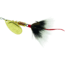 Mepps Aglia In-Line Spinner, 1/4 oz, Dressed Treble Hook, Gold Blade &amp; Gray Tail, B3ST G-G