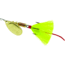 Mepps Aglia In-Line Spinner, 1/4 oz, Dressed Treble Hook, Gold Blade &amp; Yellow Tail, B3ST G-Y