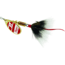 Mepps Aglia In-Line Spinner, 1/4 oz, Dressed Treble Hook, Gold/Red/White Blade/Gray Tail, B3ST G/RW-G