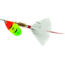 Mepps Aglia In-Line Spinner, 1/4 oz, Dressed Treble Hook, Hot Firetiger Blade &amp; White Tail, B3ST HFT-W