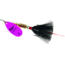 Mepps Aglia In-Line Spinner, 1/4 oz, Dressed Treble Hook, Hot Pink Blade &amp; Black Tail, B3ST HP-BK