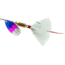 Mepps Aglia In-Line Spinner, 1/4 oz, Dressed Treble Hook, Rainbow Trout Blade &amp; White Tail, B3ST RBT-W
