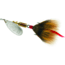 Mepps Aglia In-Line Spinner, 1/4 oz, Dressed Treble Hook, Silve Blade &amp; Brown Tail, B3ST S-BR