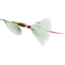 Mepps Aglia In-Line Spinner, 1/4 oz, Dressed Treble Hook, Silver Blade &amp; White Tail, B3ST S-W