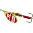Mepps Aglia In-Line Spinner 1/4 oz, Plain Treble Hook Gold/Red/White Blade, B3 G/RW