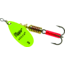 Mepps Aglia In-Line Spinner 1/4 oz, Plain Treble Hook, Hot Chartreuse Blade, B3 HC