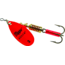 Mepps Aglia In-Line Spinner 1/4 oz, Plain Treble Hook, Hot Orange Blade, B3 HO