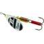 Mepps Aglia In-Line Spinner 1/4 oz, Plain Treble Hook Silver/Black/White Blade, B3 S/BW