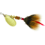 Mepps Aglia In-Line Spinner, 1/6 oz, Dressed Treble Hook, Gold Blade &amp; Brown Tail, B2ST G-BR