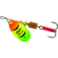 Mepps Aglia In-Line Spinner 1/6 oz, Plain Treble Hook, Hot Firetiger Blade, B2 HFT
