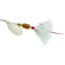 Mepps Aglia In-Line Spinner, 1/8 oz, Dressed Treble Hook, Gold Blade &amp; Gray Tail, B1ST G-G