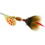 Mepps Aglia In-Line Spinner, 1/8 oz, Dressed Treble Hook, Gold/Red Dot Blade/Brown Tail, B1ST GRD-BR