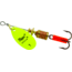 Mepps Aglia In-Line Spinner 1/8 oz, Plain Treble Hook, Hot Chartreuse Blade, B1 HC