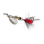 Mepps Aglia Wooly Worm Spin Flies In-Line Spinner, 1/12 oz Single Hook, Black & Orange, BOW-S-BO