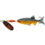 Mepps FL Black Fury Mino MX Flourescent 13/16 OZ fl red dot, BF5MX FL