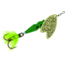 Mepps Thunder Bug In-Line Spinner, 1/8 oz, Dressed Treble, Grasshopper Body with Gold Blade, TB1T GHP-G