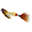 Mepps XD In-Line Spinner 1/6 oz, Dressed Treble, Gold Body with Brown Trout Blade, XD2T G-BRT