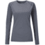 Merino+ 160 Long Sleeve Crew - Women's-Stripe Granite-Large