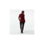 Smartwool Merino 250 Baselayer Pattern 1/4 Zip-Women's, Tibetan Red, Large, SW0NP222A25-L