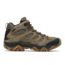 Merrell Moab 3 Mid WP Hiking Shoes - Mens, Wide, Olive/Gum, 11, J036549W-11