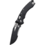 Microtech Amphibian Ram-Lok Black P/S G-10 3.875in Folding Knife, Black, 137RL-2FLGTBK