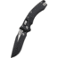 Microtech Amphibian Ram-Lok Black STD G-10 3.875in Folding Knife, Black, 137RL-1FLGTBK