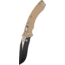 Microtech Amphibian Ram-Lok Black STD G-10 3.875in Folding Knife, Tan, 137RL-1FLGTTA