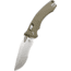 Microtech Amphibian Ram-Lok STW Part Serr Fluted G10 3.875in Folding Knife, Olive Drab, 137RL-11FLGTOD