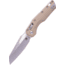 Microtech MSI Fluted G-10 STW STD 3.88in Folding Knife, Tan, 210-10FLGTTA