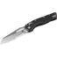 Microtech MSI S/E Tri-Grip Injection Molded Black Stonewash Part Serrate 3.88in Folding Knife, Black, 210T-11PMBK