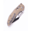 Microtech Stitch Ram Lok S/E Black Full Serrate Fluted G-10 3.71in Folding Knife, Tan, 169RL-3FLGTTA
