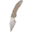 Microtech Stitch Ram Lok S/E Stonewash Full Serrate Fluted G-10 3.71in Folding Knife, Tan, 169RL-12FLGTTA