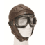 MIL-TEC Leather Aviation Helmet, Brown, 3XL, 12425009-907